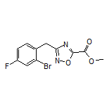 3-(2-溴-4-氟苄基)-1,2,4-噁二唑-5-甲酸甲酯