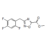 3-(2,4,5-三氟苄基)-1,2,4-噁二唑-5-甲酸甲酯