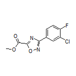 3-(3-氯-4-氟苯基)-1,2,4-噁二唑-5-甲酸甲酯