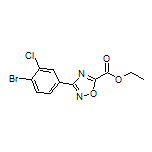 3-(4-溴-3-氯苯基)-1,2,4-噁二唑-5-甲酸乙酯