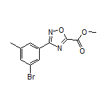 3-(3-溴-5-甲基苯基)-1,2,4-噁二唑-5-甲酸甲酯