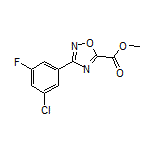 3-(3-氯-5-氟苯基)-1,2,4-噁二唑-5-甲酸甲酯