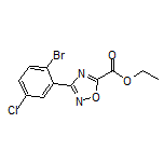 3-(2-溴-5-氯苯基)-1,2,4-噁二唑-5-甲酸乙酯