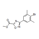 3-(4-溴-3,5-二甲基苯基)-1,2,4-噁二唑-5-甲酸甲酯