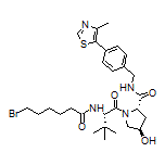 (2S,4R)-1-[(S)-2-(6-溴己酰氨基)-3,3-二甲基丁酰基]-4-羟基-N-[4-(4-甲基-5-噻唑基)苄基]吡咯烷-2-甲酰胺