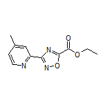 3-(4-甲基-2-吡啶基)-1,2,4-噁二唑-5-甲酸乙酯