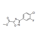 3-(4-氯-3-氟苯基)-1,2,4-噁二唑-5-甲酸甲酯