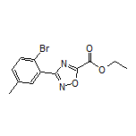 3-(2-溴-5-甲基苯基)-1,2,4-噁二唑-5-甲酸乙酯