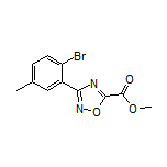 3-(2-溴-5-甲基苯基)-1,2,4-噁二唑-5-甲酸甲酯