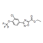 3-[3-氯-4-(三氟甲氧基)苯基]-1,2,4-噁二唑-5-甲酸乙酯