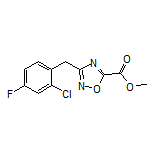 3-(2-氯-4-氟苄基)-1,2,4-噁二唑-5-甲酸甲酯