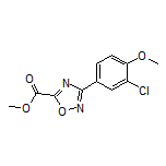 3-(3-氯-4-甲氧基苯基)-1,2,4-噁二唑-5-甲酸甲酯