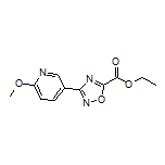 3-(6-甲氧基-3-吡啶基)-1,2,4-噁二唑-5-甲酸乙酯