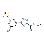 3-[3-溴-5-(三氟甲基)苯基]-1,2,4-噁二唑-5-甲酸乙酯