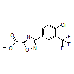 3-[4-氯-3-(三氟甲基)苯基]-1,2,4-噁二唑-5-甲酸甲酯
