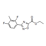 3-(2,4-二氟-3-甲基苯基)-1,2,4-噁二唑-5-甲酸乙酯