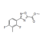 3-(2,4-二氟-3-甲基苯基)-1,2,4-噁二唑-5-甲酸甲酯