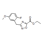 3-(2-氟-5-甲氧基苄基)-1,2,4-噁二唑-5-甲酸乙酯