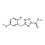 3-(2-氟-5-甲氧基苄基)-1,2,4-噁二唑-5-甲酸甲酯
