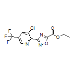 3-[3-氯-5-(三氟甲基)-2-吡啶基]-1,2,4-噁二唑-5-甲酸乙酯