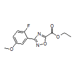 3-(2-氟-5-甲氧基苯基)-1,2,4-噁二唑-5-甲酸乙酯