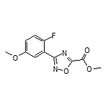 3-(2-氟-5-甲氧基苯基)-1,2,4-噁二唑-5-甲酸甲酯
