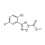 3-(2-氯-5-氟苯基)-1,2,4-噁二唑-5-甲酸甲酯