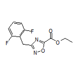 3-(2,6-二氟苄基)-1,2,4-噁二唑-5-甲酸乙酯