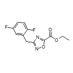 3-(2,5-二氟苄基)-1,2,4-噁二唑-5-甲酸乙酯