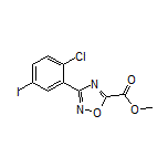 3-(2-氯-5-碘苯基)-1,2,4-噁二唑-5-甲酸甲酯