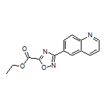 3-(6-喹啉基)-1,2,4-噁二唑-5-甲酸乙酯