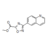 3-(6-喹啉基)-1,2,4-噁二唑-5-甲酸甲酯