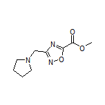 3-(吡咯烷-1-基甲基)-1,2,4-噁二唑-5-甲酸甲酯