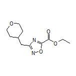 3-[(四氢-2H-吡喃-4-基)甲基]-1,2,4-噁二唑-5-甲酸乙酯