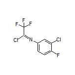 N-(3-氯-4-氟苯基)-2,2,2-三氟亚氨代乙酰氯