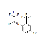 N-[4-溴-2-(三氟甲基)苯基]-2,2,2-三氟亚氨代乙酰氯