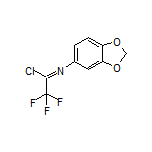 N-(苯并[d][1,3]二噁茂-5-基)-2,2,2-三氟亚氨代乙酰氯