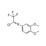 N-(3,4-二甲氧基苯基)-2,2,2-三氟亚氨代乙酰氯
