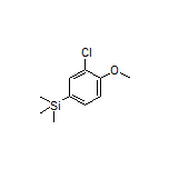 2-氯-4-(三甲基硅基)苯甲醚