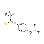 N-[4-(二氟甲氧基)苯基]-2,2,2-三氟亚氨代乙酰氯