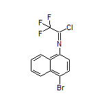 N-(4-溴-1-萘基)-2,2,2-三氟亚氨代乙酰氯