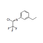 N-(3-乙基苯基)-2,2,2-三氟亚氨代乙酰氯