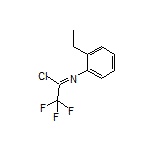 N-(2-乙基苯基)-2,2,2-三氟亚氨代乙酰氯