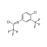 N-[4-氯-3-(三氟甲基)苯基]-2,2,2-三氟亚氨代乙酰氯