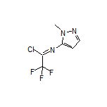 2,2,2-三氟-N-(1-甲基-5-吡唑基)亚氨代乙酰氯