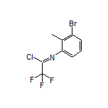 N-(3-溴-2-甲基苯基)-2,2,2-三氟亚氨代乙酰氯