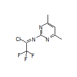 N-(4,6-二甲基-2-嘧啶基)-2,2,2-三氟亚氨代乙酰氯