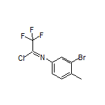 N-(3-溴-4-甲基苯基)-2,2,2-三氟亚氨代乙酰氯
