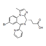 (S)-3-[8-溴-1-甲基-6-(2-吡啶基)-4H-苯并[f]咪唑并[1,2-a][1,4]二氮杂卓-4-基]二氮杂卓