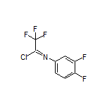 N-(3,4-二氟苯基)-2,2,2-三氟亚氨代乙酰氯